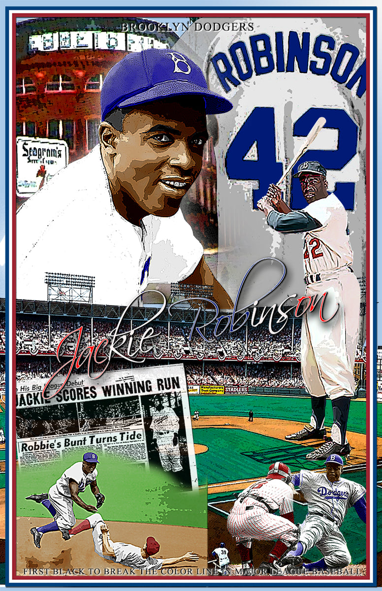 Download Jackie Robinson Collage Wallpaper