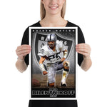 Fred Biletnikoff "Raider Nation" D-1. Poster