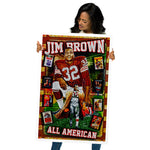 Jim Brown "All American" D-2 OIL Poster