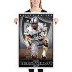 Fred Biletnikoff "Raider Nation" D-1. Poster