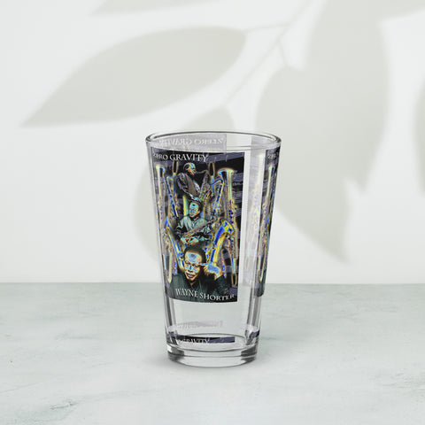 Wayne Shorter. "Zero Gravity" D-3a  Shaker pint glass