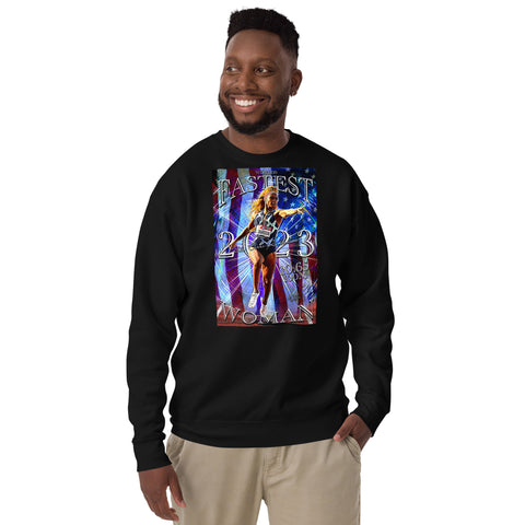Sha' Carri Richardson "Worlds Fastest Women" D-2 Unisex Premium Sweatshirt