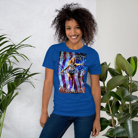 Sha' Carri Richardson "Worlds Fastest Women" D-2 Unisex t-shirt