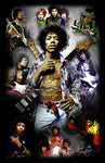 Jimi Hendrix "Collage" D-16