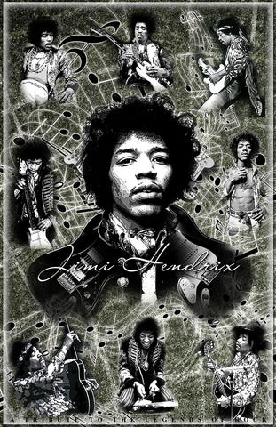 Jimi Hendrix "ReFlection" D-17