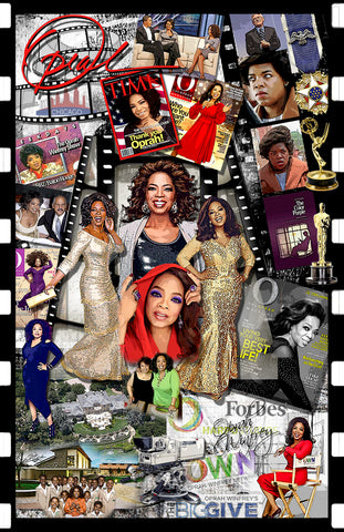 Oprah Winfrey "Collage" D-1 (Print)