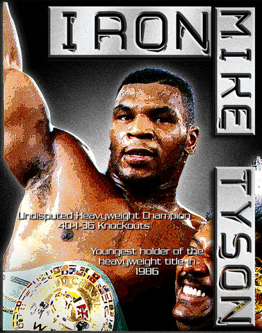 Mike Tyson "Iron Mike" D-1 (Print)