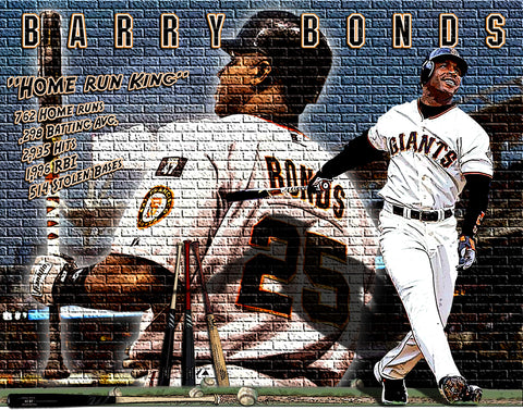 Barry Bonds "Home Run King"  D-1 (Print)