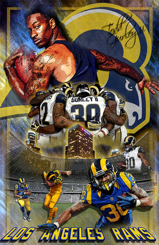 Todd Gurley "Collage"  D-1