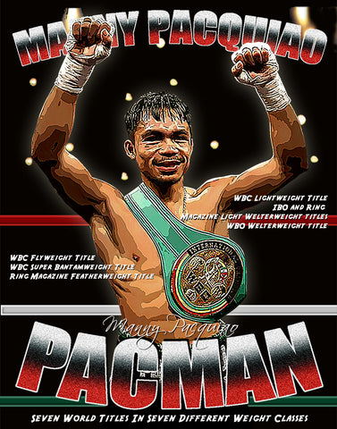 Manny Pacquiao "Pac Man"   D-2 (Print)