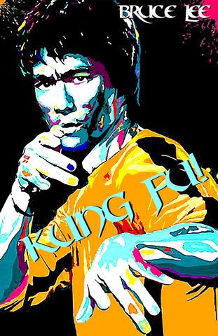 Bruce Lee "KUNG FU"   D-3 (Print)