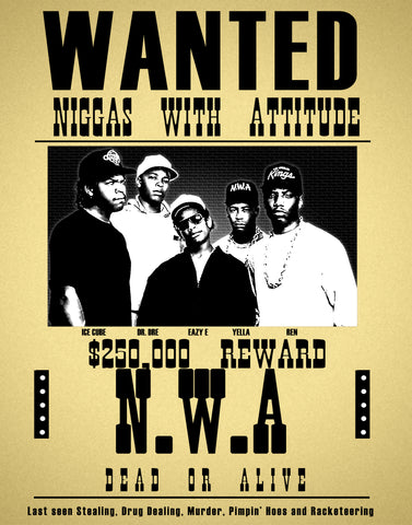 N.W.A." WANTED" D-4