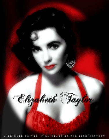 Elizabeth Taylor "20th Century Film Stars  D-4 (Print)