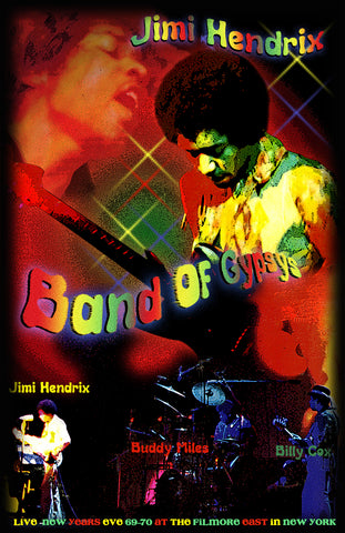 Jimi Hendrix "Band Of Gypsies" D-4