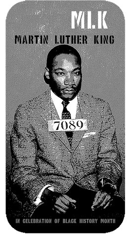 Martin Luther King "Booked" D-5