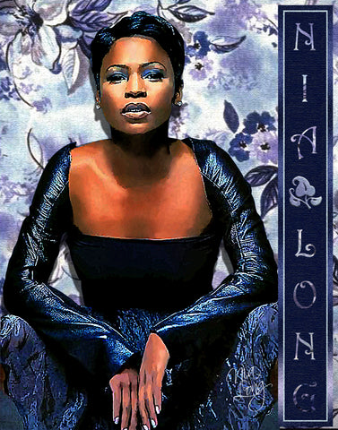 Nia Long "In Blue" D-6 (Print)