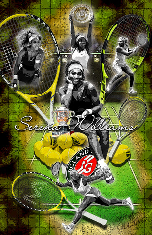 Serena Williams "Collage"  D-7