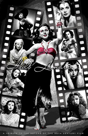 Hedy Lamarr "Collage"  D-1 (Print)