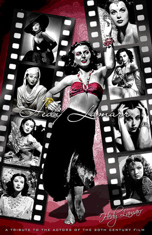 Hedy Lamarr "Collage"  D-2 (Print)
