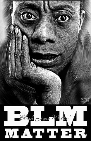 James Baldwin "Black Lives Matter" D-1