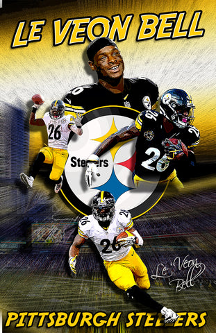 LeVeon Bell "Collage"   D-1