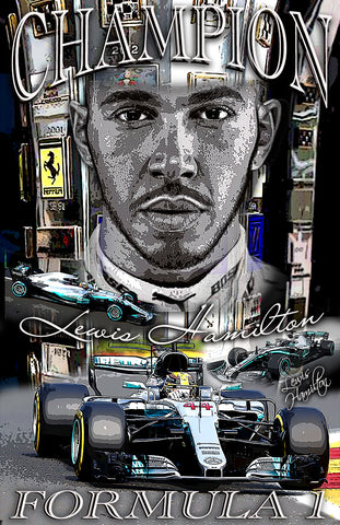 Lewis Hamilton "F-1 Champion" D-2