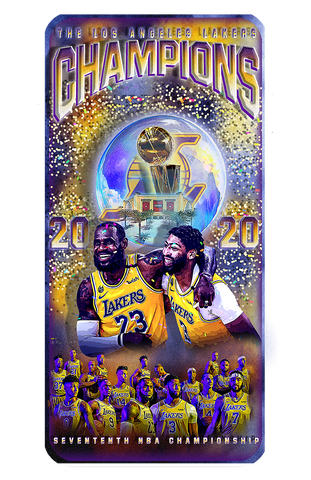 Los Angeles Lakers "Championship 2020" D-1 Phone case