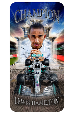 Lewis Hamilton "F-1 Champion" D-1