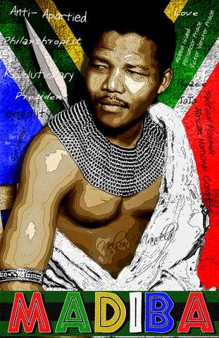 Nelson Mandela  "Madiba" D-3a