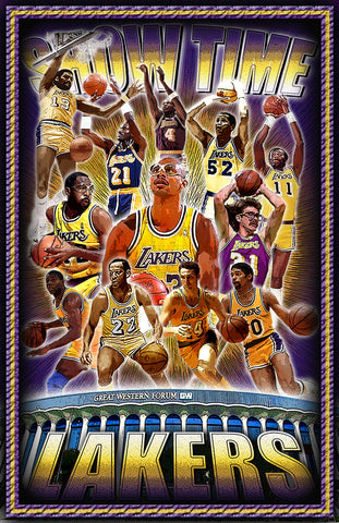 Lakers "Show Time Champion" Poster "  D-4b  (Print)