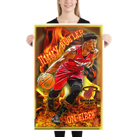 Jimmy Butler "On Fire" D-2 Poster