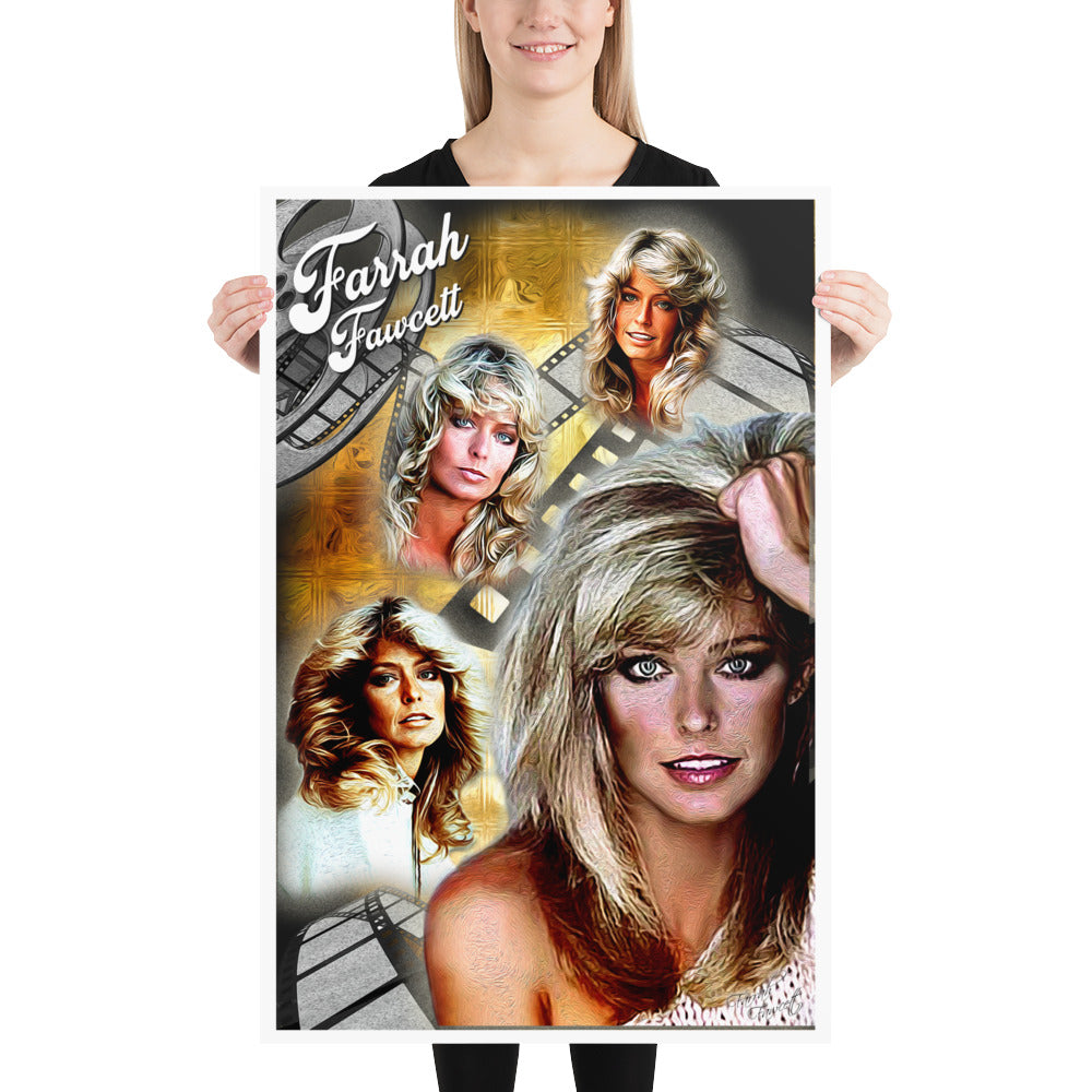 Farrah Fawcett "Collage" D-1 Poster – Musicarthistory.net