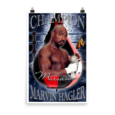 Marvin Hagler "Champion" D-2 (Print)