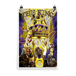 LeBron James "The King" D-4 (Print)