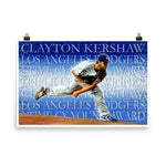 Clayton Kershaw "Tribute"  D-1 (Print)