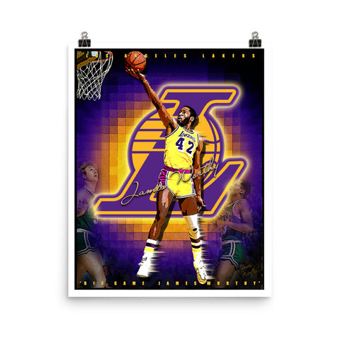 James Worthy "L.A." D-3 (Print)