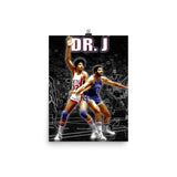 Julius Erving "Dr. J " D-3 (Print)