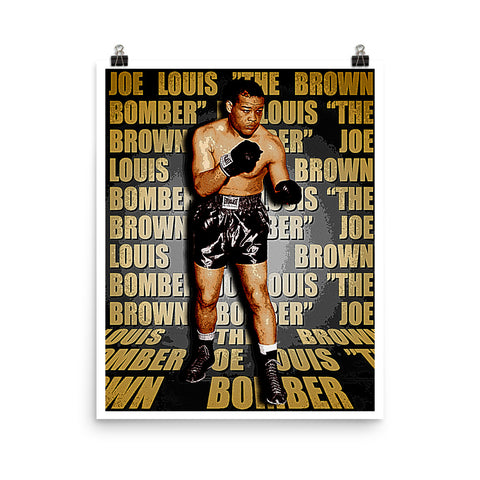 Joe Louis "Brown Bomber" D-1a (Print)