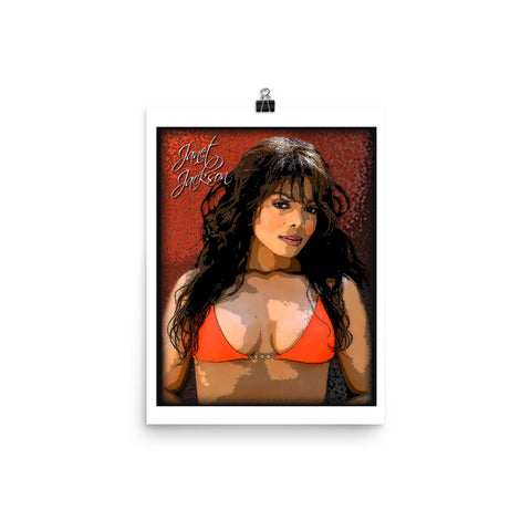 Janet Jackson "Janet" D-1b (Print)