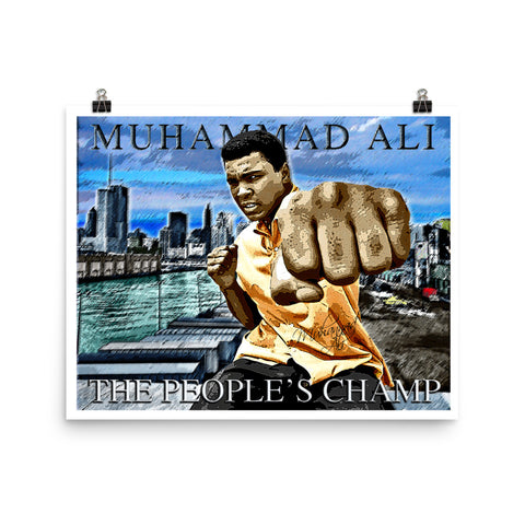 Muhammad Ali "The People's Champ" D-7a (Print)