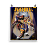 Kobe Bryant "8" D-2b (Print)