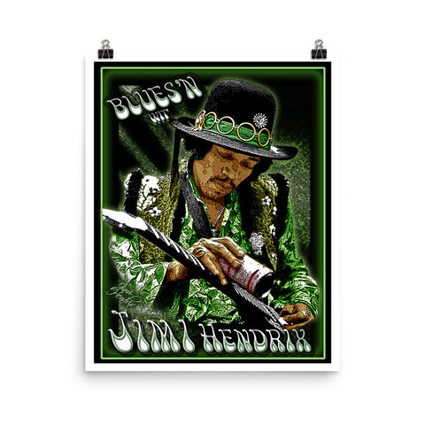 Jimi Hendrix "Blues'n" D-10