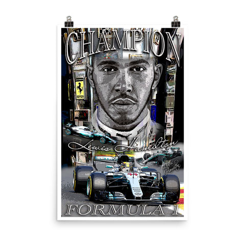 Lewis Hamilton "F-1 Champion" D-2