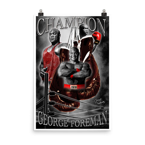 George Foreman "Champion" D-2 (Print)