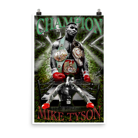Mike Tyson "Champion" D-4 (Print)