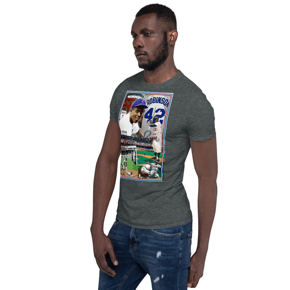 Jackie Robinson Photo Collage T-Shirt