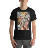 Farrah Fawcett "Collage" D-1 Unisex t-shirt